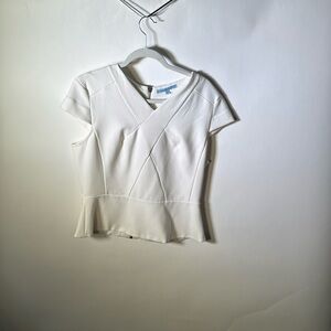 Large White top, Pit to pit, 16.5